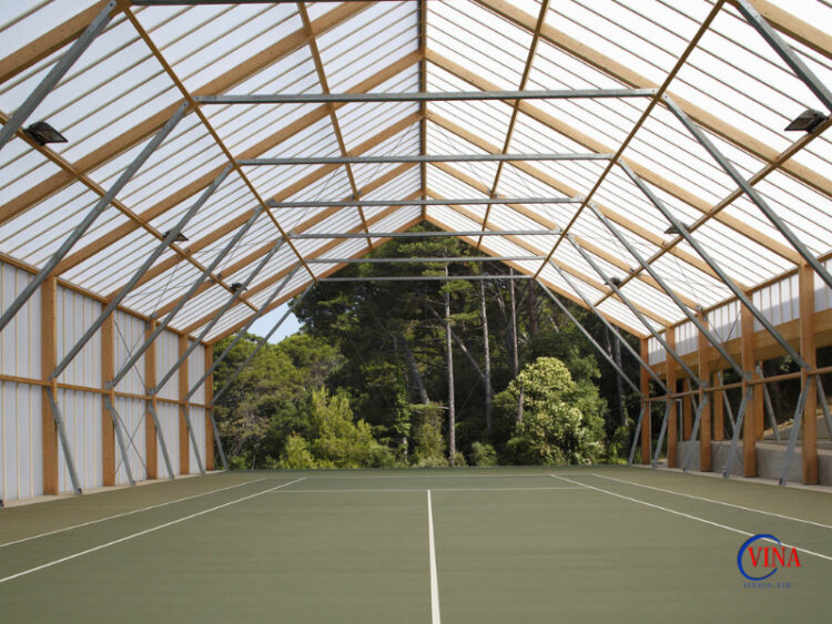 Điểm qua 5 mẫu mái che sân tennis thịnh hành nhất 2022