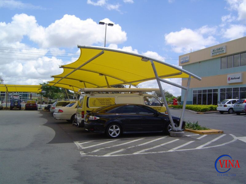 7 ý tưởng mái che nhà xe ô tô không ngại nắng mưa 